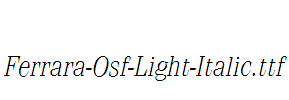 Ferrara-Osf-Light-Italic