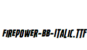 Firepower-BB-Italic