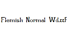 Flemish-Normal-Wd