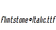 Flintstone-Italic