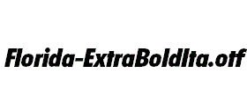 Florida-ExtraBoldIta