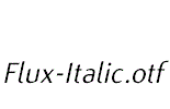 Flux-Italic