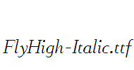 FlyHigh-Italic