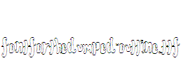 FontForTheDumped-Outline