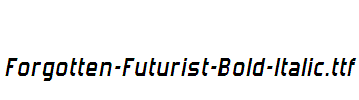 Forgotten-Futurist-Bold-Italic