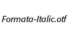 Formata-Italic