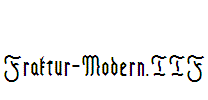 Fraktur-Modern