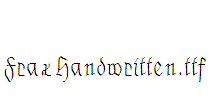 FraxHandwritten