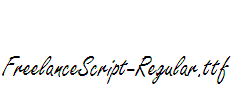 FreelanceScript-Regular