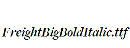 FreightBigBoldItalic