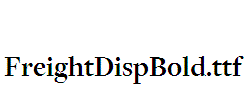 FreightDispBold