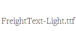 FreightText-Light