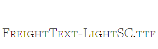 FreightText-LightSC