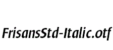 FrisansStd-Italic