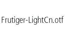 Frutiger-LightCn