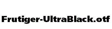 Frutiger-UltraBlack