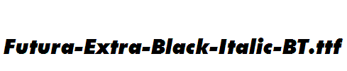 Futura-Extra-Black-Italic-BT