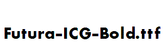 Futura-ICG-Bold