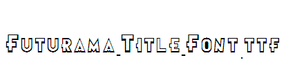 Futurama-Title-Font