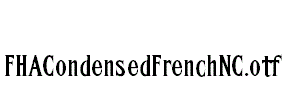 FHACondensedFrenchNC