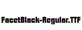 FacetBlack-Regular