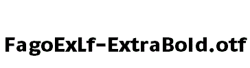 FagoExLf-ExtraBold