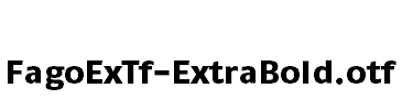FagoExTf-ExtraBold