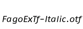 FagoExTf-Italic