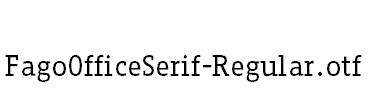 FagoOfficeSerif-Regular