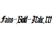 Fains-Bold-Italic