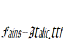 Fains-Italic