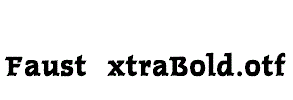 FaustExtraBold