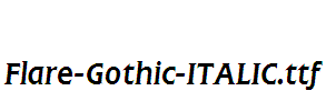 Flare-Gothic-ITALIC