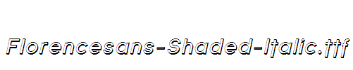 Florencesans-Shaded-Italic