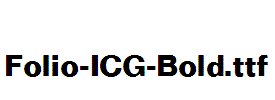 Folio-ICG-Bold