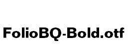 FolioBQ-Bold