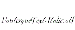 FontesqueText-Italic