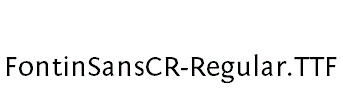 FontinSansCR-Regular