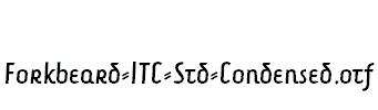 Forkbeard-ITC-Std-Condensed