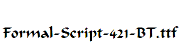 Formal-Script-421-BT