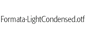 Formata-LightCondensed