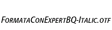 FormataConExpertBQ-Italic