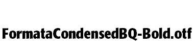 FormataCondensedBQ-Bold