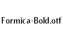 Formica-Bold