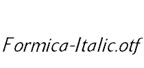 Formica-Italic