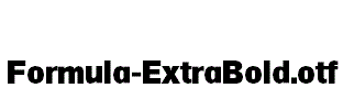 Formula-ExtraBold