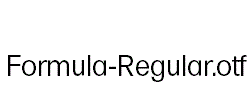 Formula-Regular