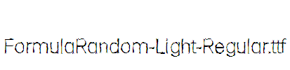 FormulaRandom-Light-Regular