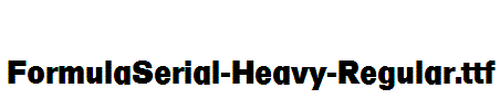 FormulaSerial-Heavy-Regular