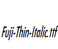 Fuji-Thin-Italic